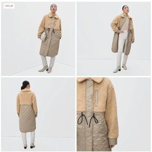 Everlane Quilted Teddy Coat